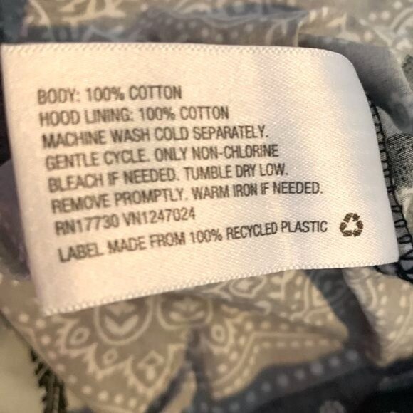 Original Use Patchwork Hooded Jacket M - Picture 3 of 8